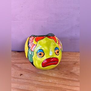 Colorful Talavera  Fish Planter